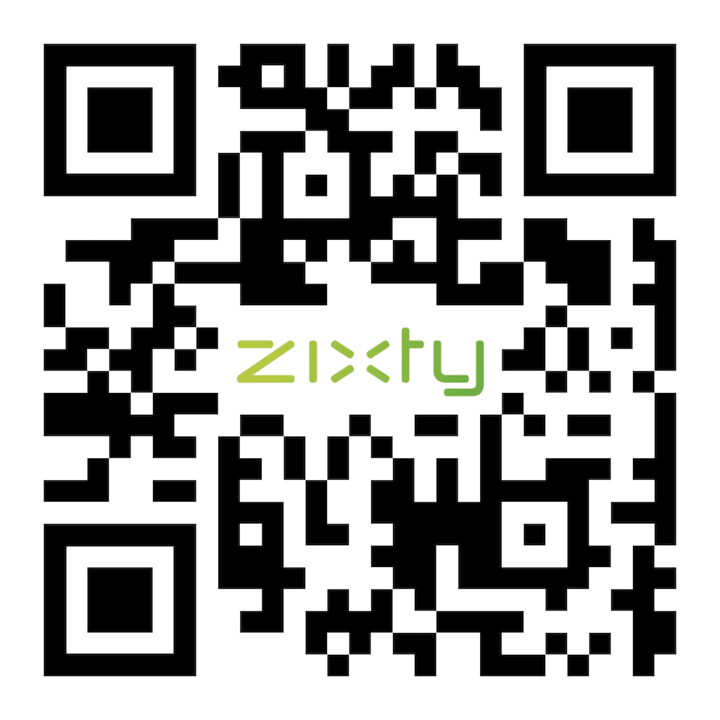 Zixty QR code